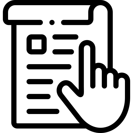 instructions tablet icon