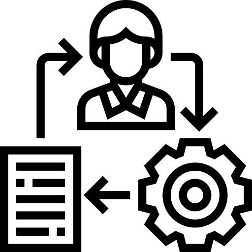 process teaching icon