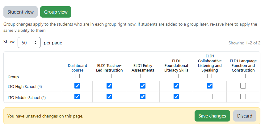 Student_Group View